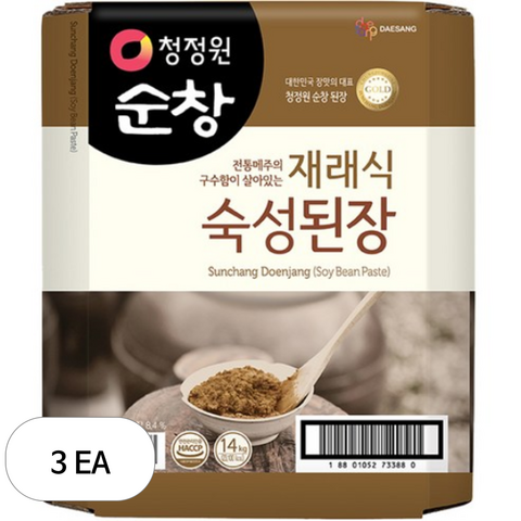 청정원순창 재래식 숙성 된장, 14kg, 1개