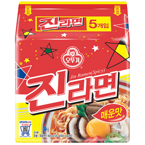 오뚜기 진라면 매운맛 120g, 200개