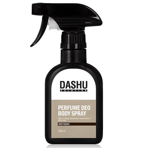 다슈 솔루션 퍼퓸 데오드란트 바디스프레이 딥 우디향, 200ml, 1개