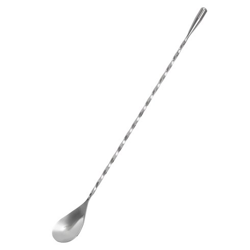 코멧 키친 스테인레스 롱 칵테일 바 스푼, 실버, 1개