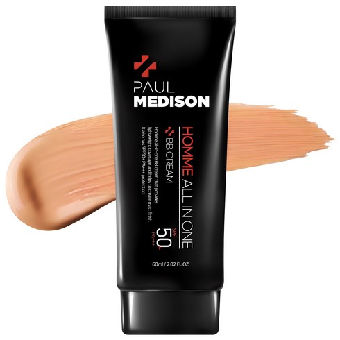 폴메디슨 옴므 올인원 비비크림 SPF 50+ PA+++ 60ml, 1개