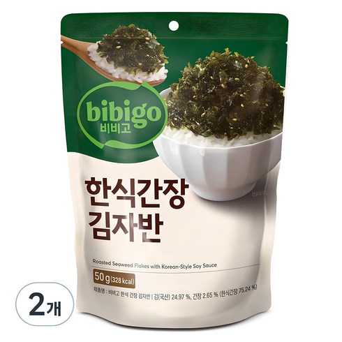 비비고 한식간장 김자반, 50g, 2개