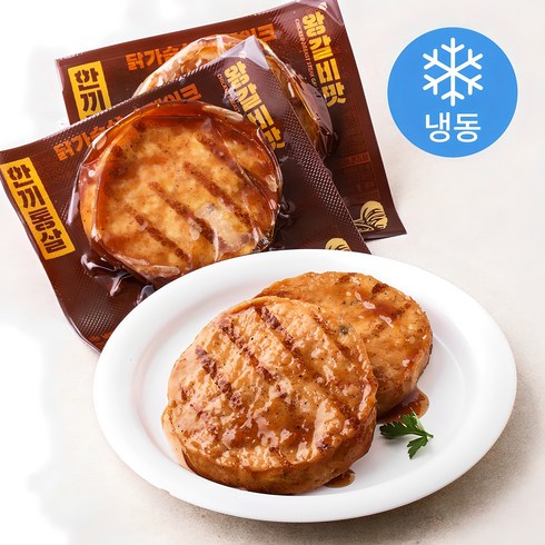 한끼통살 닭가슴살 스테이크 왕갈비맛 (냉동), 100g, 5개입, 1개