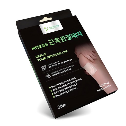 바이오힐링패치 근육관절패치, 38개입, 1세트