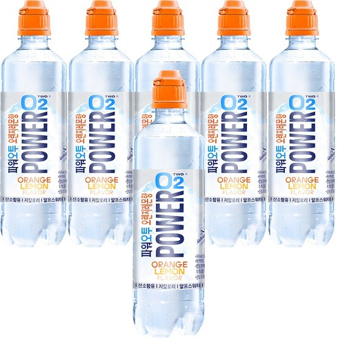 파워오투 오렌지레몬, 500ml, 6개