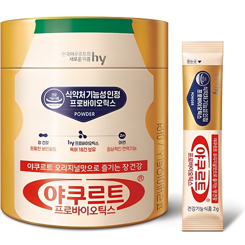 에치와이 야쿠르트 프로바이오틱스 유산균, 120g, 1개