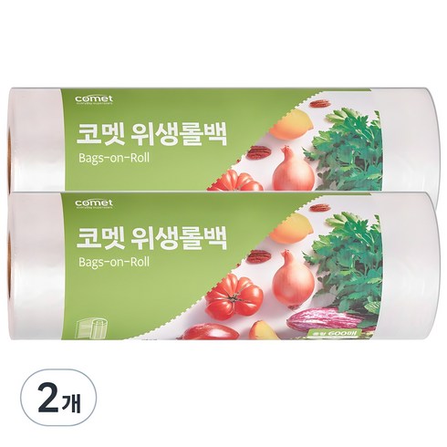 코멧 위생롤백, 중(M)(25 x 35cm), 600개입, 2개