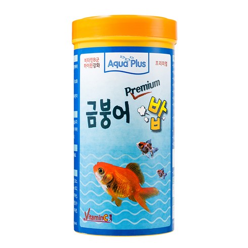 아쿠아플러스 금붕어 프리미엄 밥, 300g, 1개