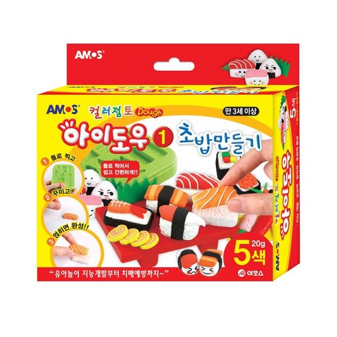아모스 아이도우1 초밥 만들기, 혼합색상, 100g, 2개