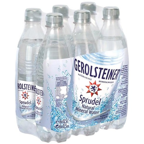 게롤슈타이너 탄산수 플레인, 500ml, 6개