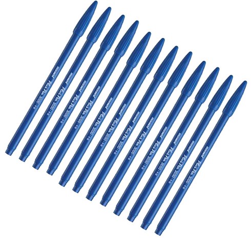 모나미 플러스펜 3000 DZ 0.4mm, 청색, 24개