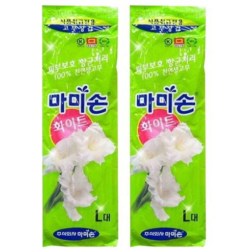 마미손 고무장갑, 대(L), 2개