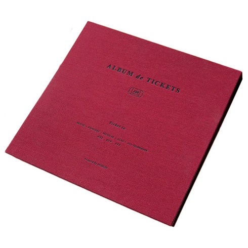 아이코닉 티켓인 북 v.4, 버건디, 50p, 1개