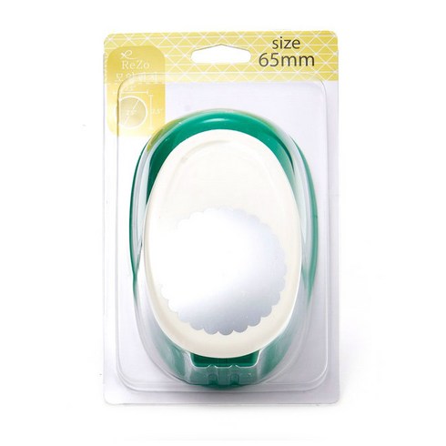 포코스 모양펀치 R-65 65mm, 034물결원, 1개