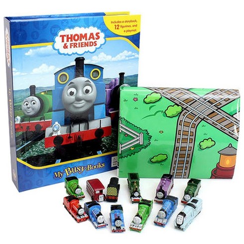 My Busy Books : Thomas and Friends + 피규어, Phidal Publishing