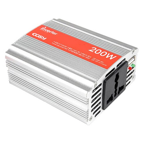 코시 메탈 차량용 인버터 200W, 1개