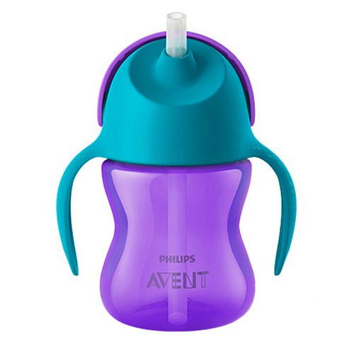 필립스아벤트 벤디 빨대컵 SCF796, 200ml, 1개, 블루 + 퍼플