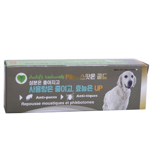 필루 네츄럴 스팟온 골드 진드기 제거용품 대형견, 3ml, 1개