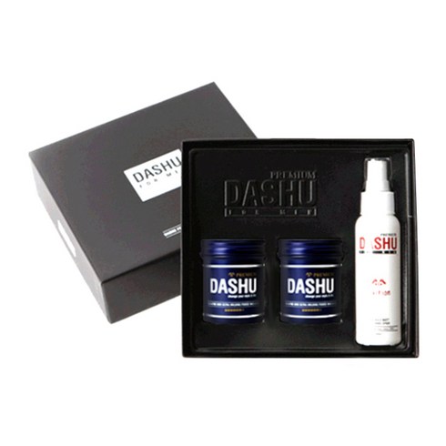 다슈 프리미엄 왁스 기프트세트, 홀딩 파워왁스 100ml 2개 + 메가홀드 스프레이 100ml, 1개, 100ml