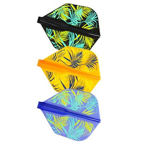 코스모다트 다트 플라이트 핏 에어 저글러 Palm Leaf 쉐이프, 혼합 색상, 3개