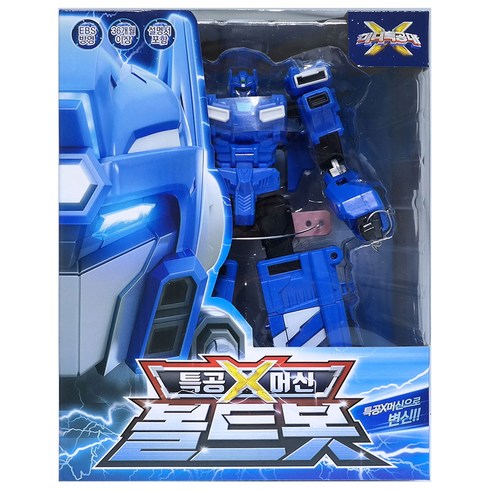 미니특공대 특공엑스머신 볼트봇 변신로봇 MFX-R, 혼합 색상, 1개