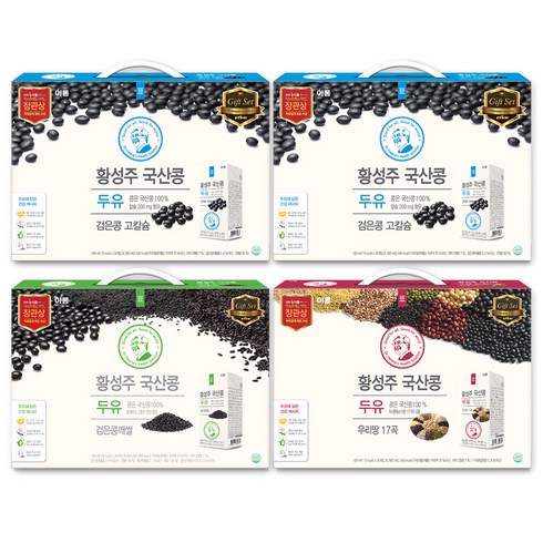 이롬 황성주 국산콩 이로운 세트, 190ml, 1세트