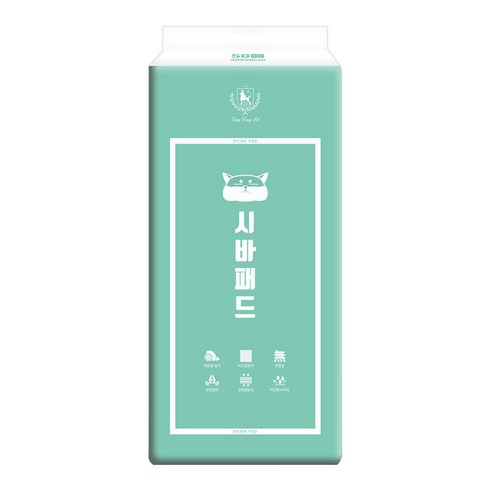 딩동펫 시바 배변패드 레몬향, 50개입, 1개