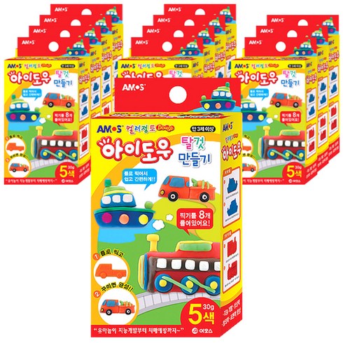 아모스 아이도우 탈것 만들기 12p, 혼합 색상, 30g, 1개