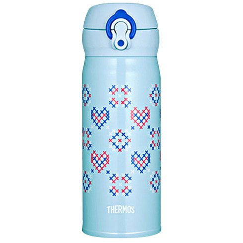 써모스 미디엄 텀블러, 블루스티치, 400ml, 1개