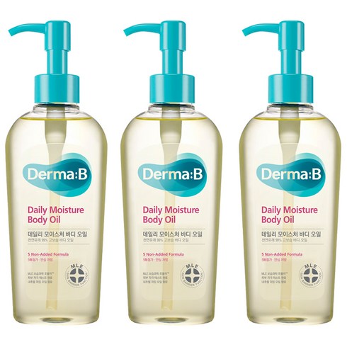 더마비 데일리 모이스처 바디오일 프레쉬 피치향, 200ml, 3개