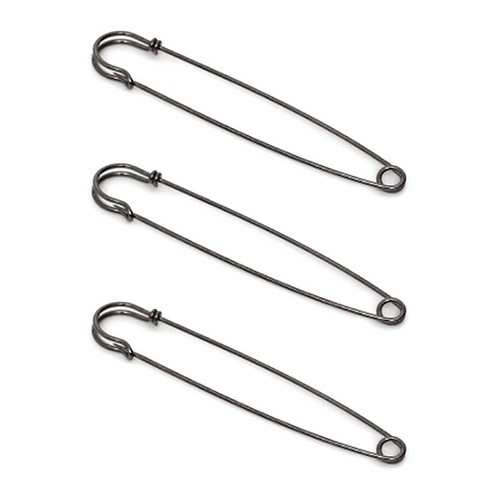 하스제라임 장식핀 10 cm, 메탈그레이, 3개