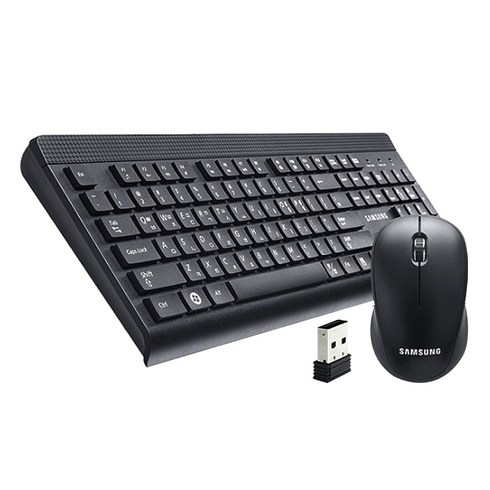 삼성전자 무선 키보드 마우스 세트, SRP-9400B, 혼합색상, 일반형