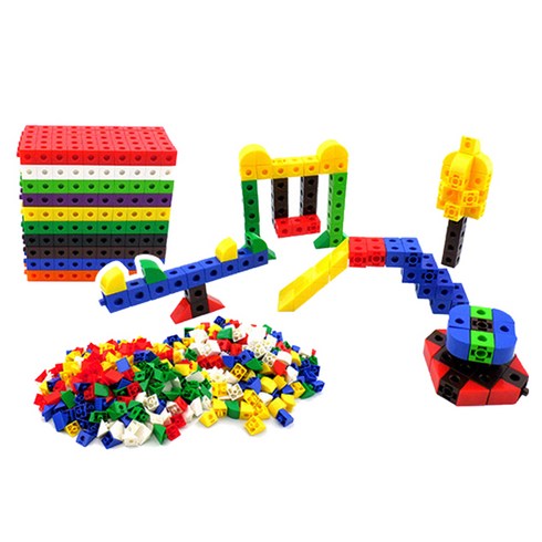큰솔스토밍 연결큐브 블록세트 1000PCS + 보관함증정, KS5317C, 1개