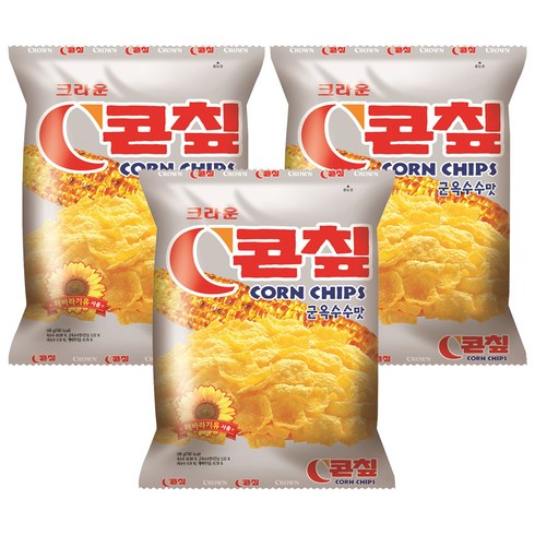 콘칲 군옥수수맛, 148g, 3개