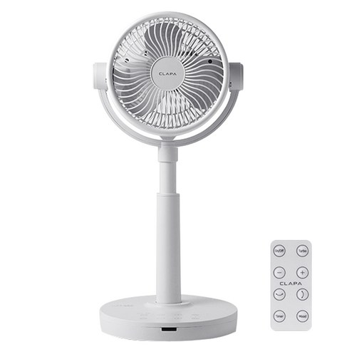 클래파 8인치 3D Motion 스탠드 써큘레이터 팬 선풍기, BFB-CF0802RW