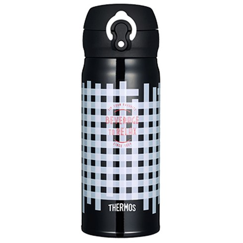 써모스 MEDIUM 텀블러 JNL-403K, 블랙깅엄, 400ml, 1개