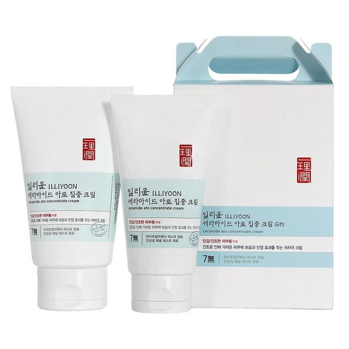 일리윤 세라마이드 아토 집중 크림 선물세트, 1개, 200ml