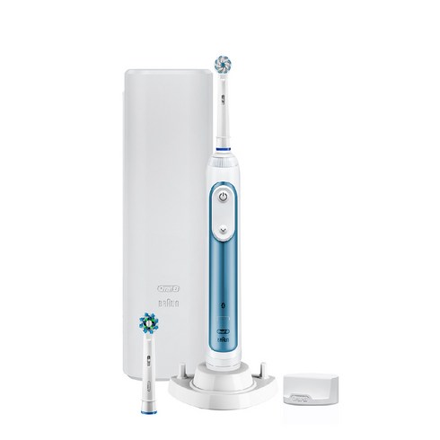 오랄비 스마트7 7000 블루투스 전동칫솔, SMART7000, 메탈릭블루, 1세트