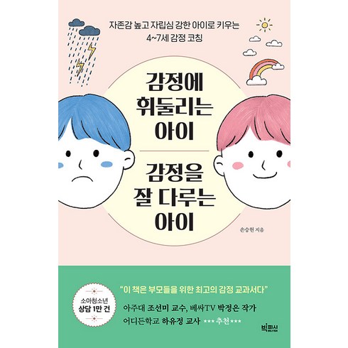 감정에 휘둘리는 아이 감정을 잘 다루는 아이: 자존감 높고 자립심 강한 아이로 키우는 4~7세 감정 코칭, 손승현, 빅피시