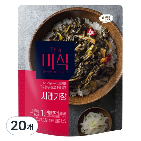 더미식 시래기장 덮밥소스, 150g, 20개