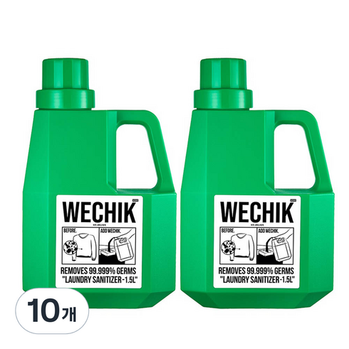위칙 소독 섬유유연제 본품, 1.5L, 10개