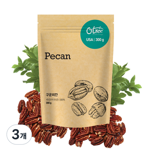 오트리 구운 피칸, 300g, 3개