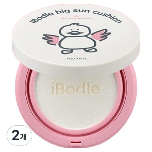 아이보들 유아용 빅 선 쿠션 SPF50+ PA++++, 25g, 2개