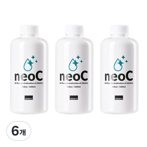 아쿠아리오 네오 C 수질개선제, 500ml, 6개
