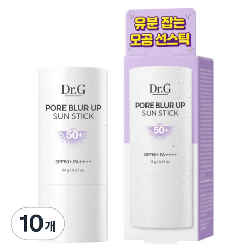 닥터지 포어 블러 업 선스틱 SPF50+ PA++++, 19g, 10개