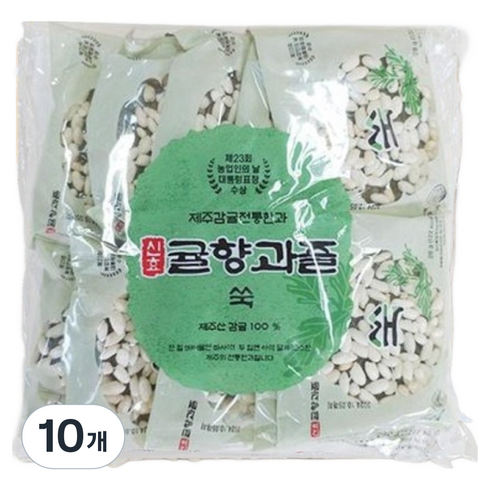 신효귤향과즐 제주 한과 쑥 10p, 10개, 280g