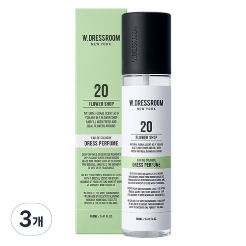 더블유드레스룸 드레스퍼퓸, 20.플라워샵, 160ml, 3개