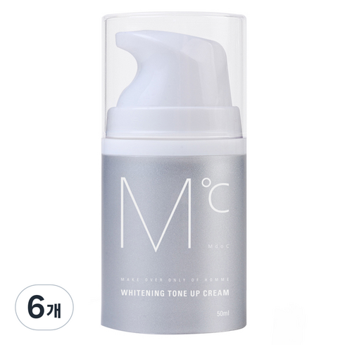 엠도씨 화이트닝 톤업 크림 50ml, 6개