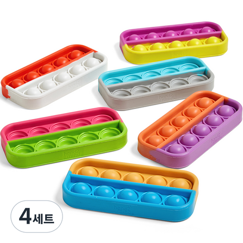 러닝리소스 텐프레임 버블 포퍼 6종 세트 IN95439, 4세트