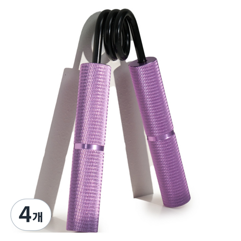 스포틀러 메탈 악력기 23kg, 퍼플, 4개